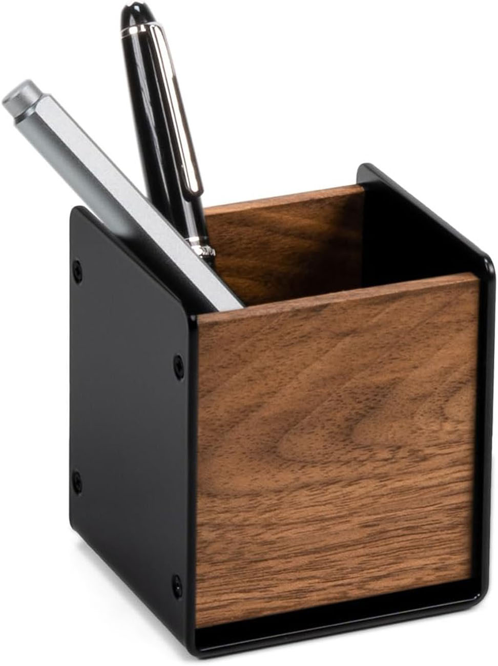 منظم اقلام مكتبي / تصميم خشبي أنيق