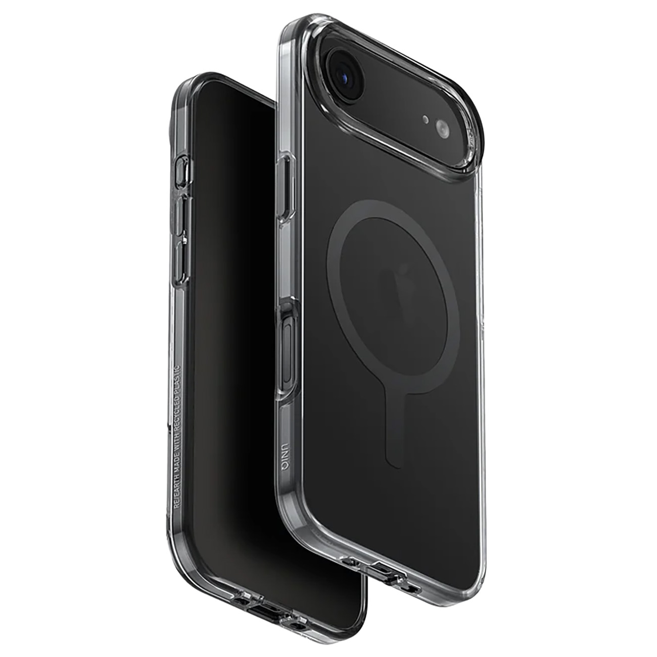 Uniq Clario Case for iPhone 17 Air / Support MagSafe / Drop Protection / Clear Black