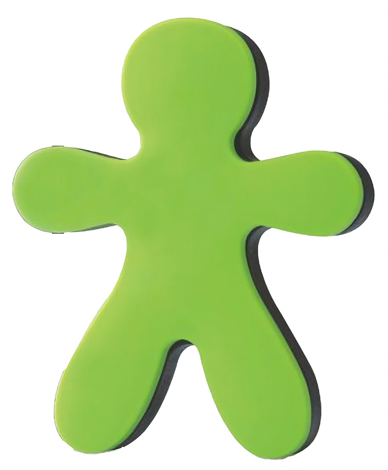 Jeff Soft Touch Car Air Freshener / Green / Lemon & Orange