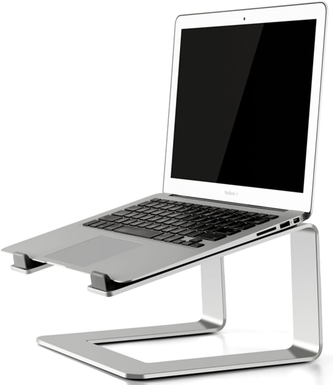 Aluminum Laptop Stand / Supports Devices From 11 to 17 Inches / Silver
