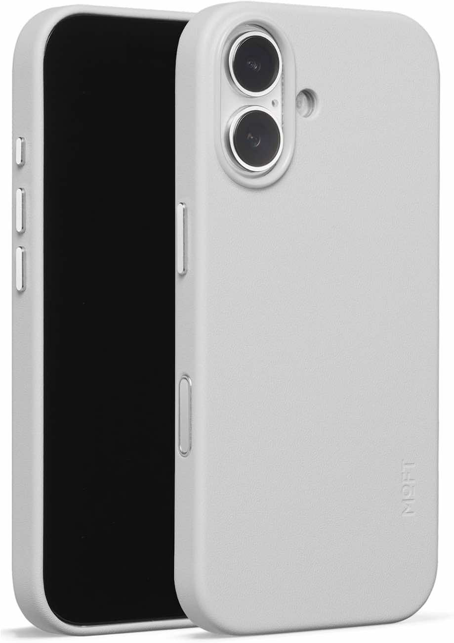 Moft Case for iPhone 17 / Drop Resistant / Supports MagSafe / Vegan Leather / Misty Cove