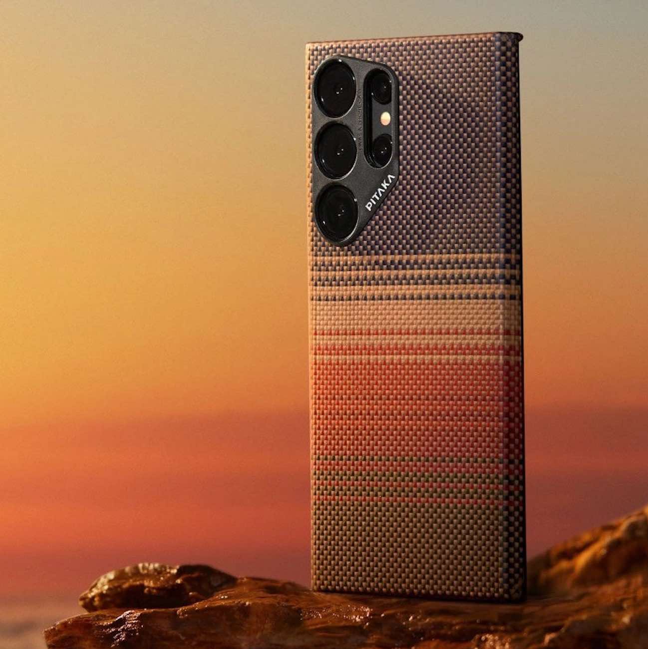 Pitaka MagEZ 4 Case for Galaxy S24 Ultra / Carbon Fiber / Slim 