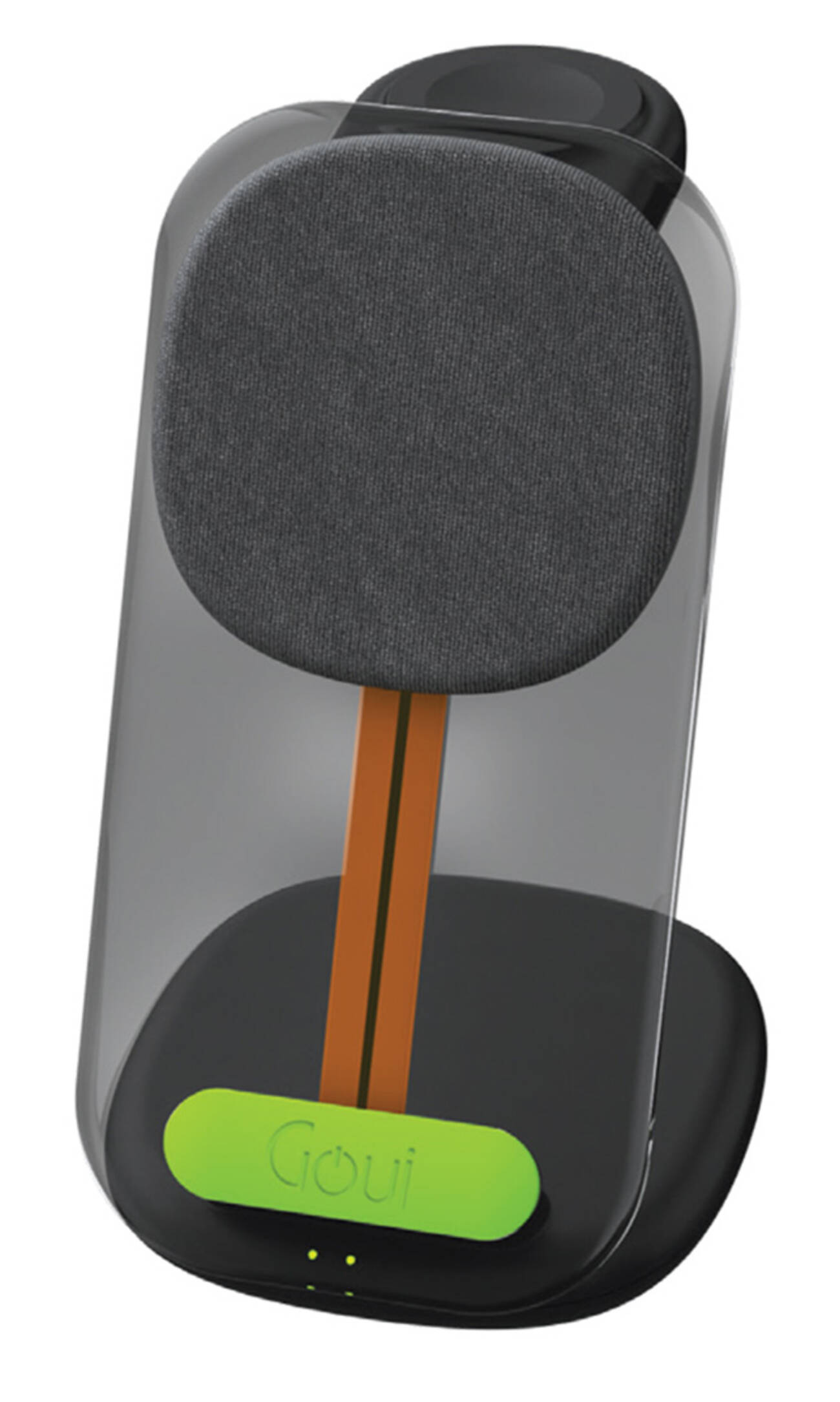 شاحن لاسلكي من Goui / يشحن الايفون و الساعة و الايربودز