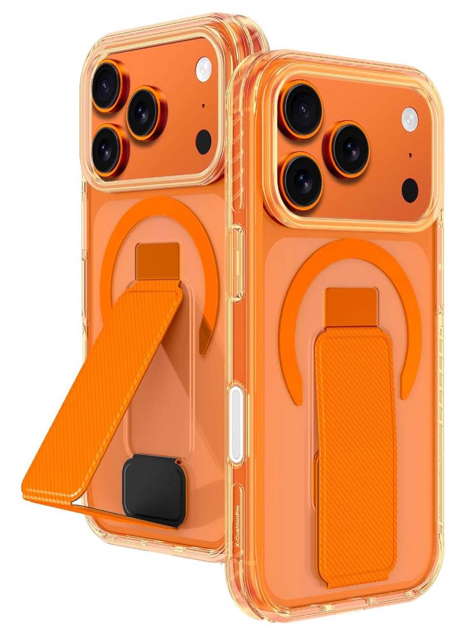 AmazingThing Titan Pro+ Case for iPhone 17 Pro Max / Built-in Stand / Support MagSafe / Orange