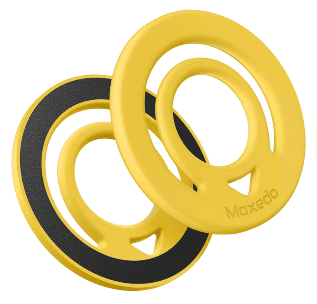 Moxedo Jello-Mag Phone Grip / Soft Silicone / Support MagSafe / Slim & Lightweight / Yellow