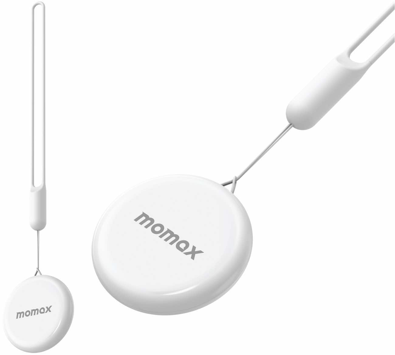 Momax Pinpop Tracker / Supports Apple Find My / Waterproof / White