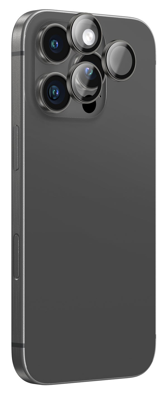 AmazingThing Camera Lens Protector / Support iPhone 16 Pro & 16 Pro Max / Black