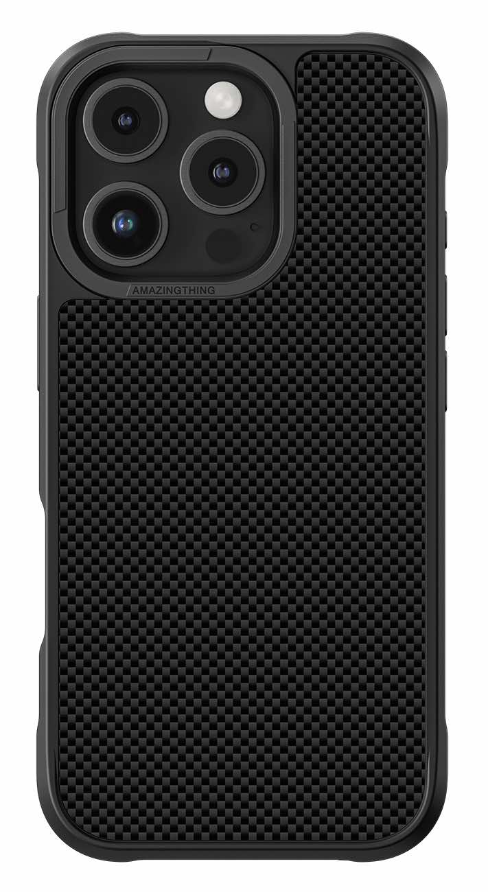 AmazingThing Titan Max Case for iPhone 16 Pro / Support MagSafe / Drop-Resistant / Black