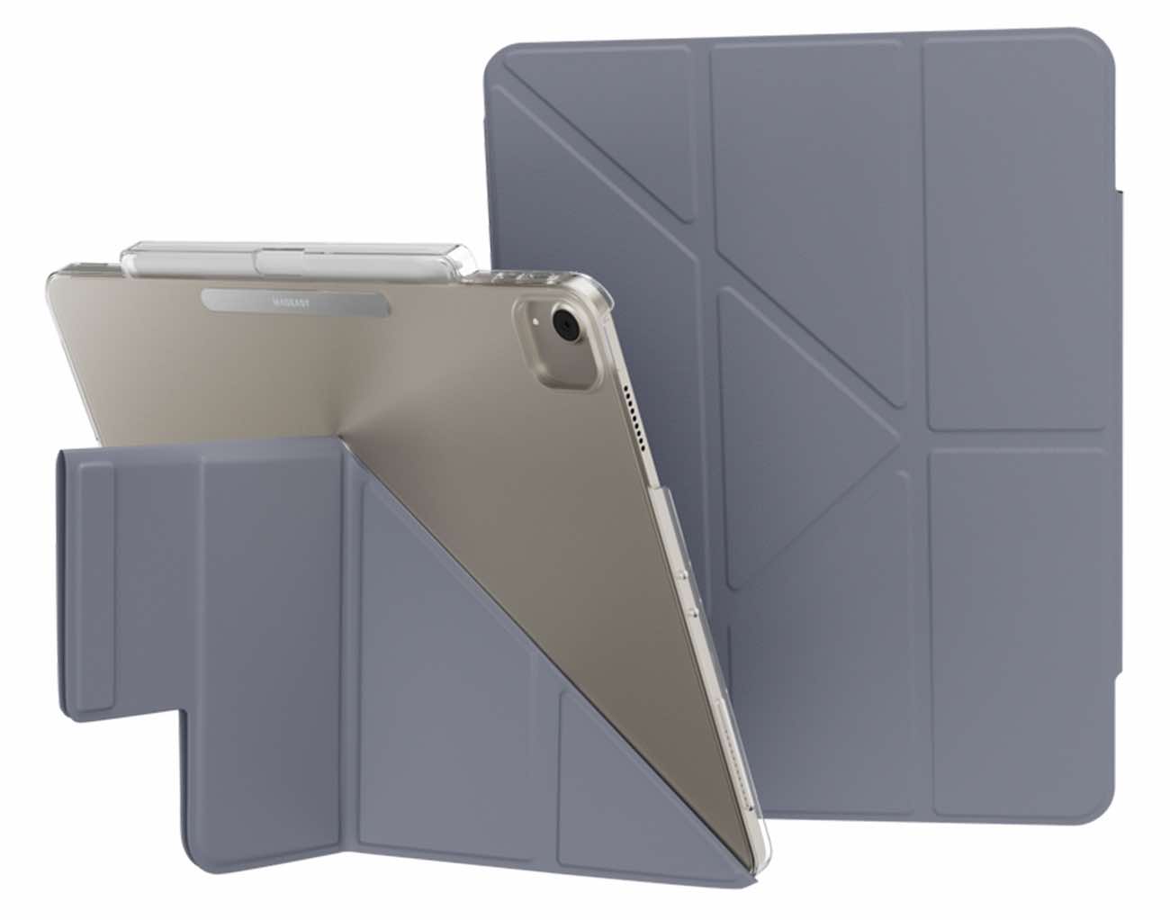 كفر MagEasy لايباد اير حجم 13 انش اصدار 2024 / ستاند مدمج / ضد الطيحات / لون Alaskan Blue