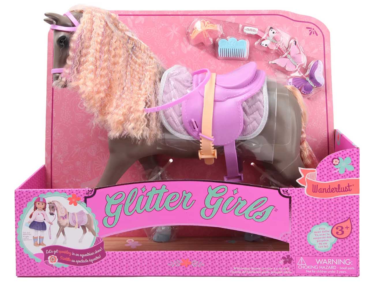 Glitter Girls Horse Doll for Kids / Size 14 Inch / Comes with Stylish Accessories