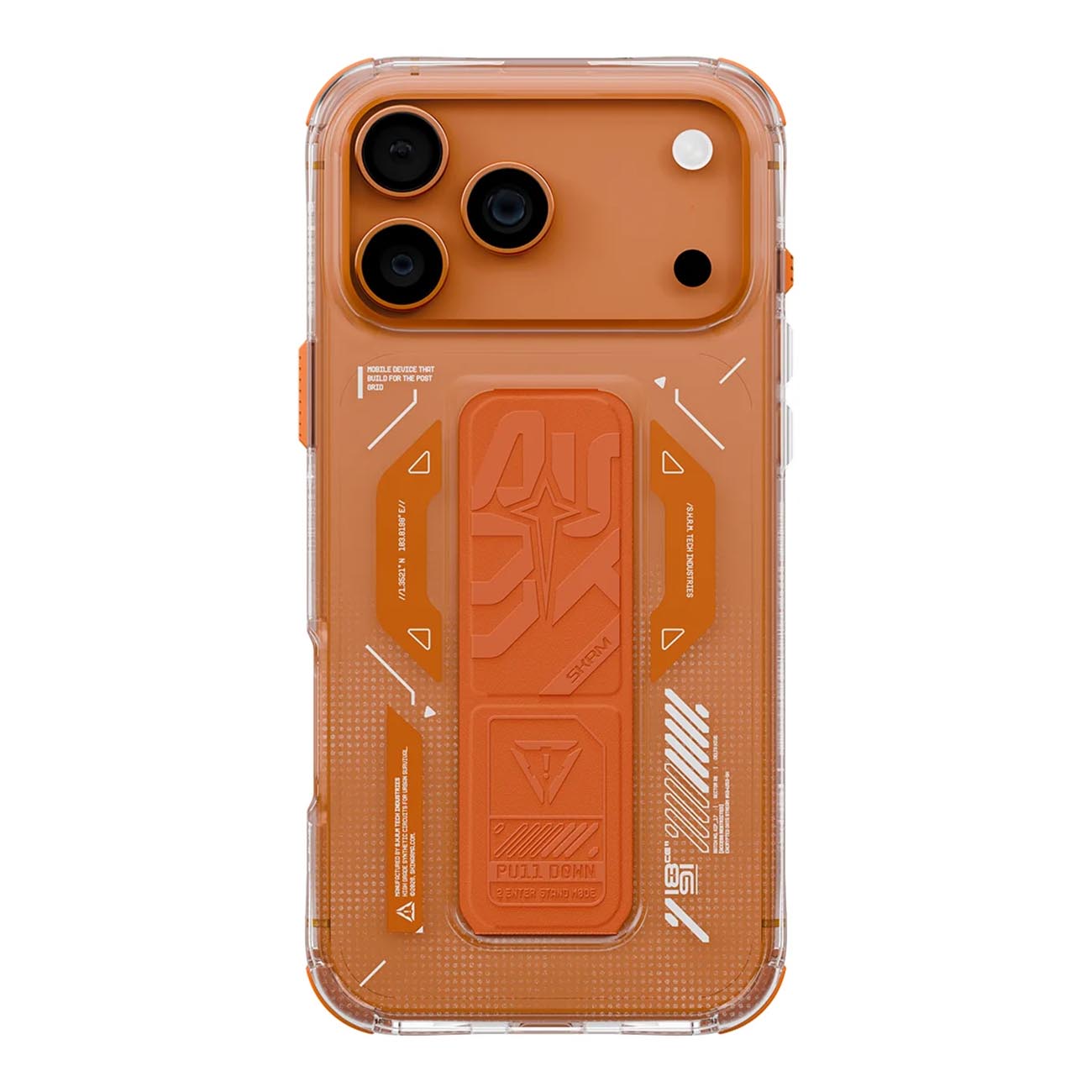 Skinarma Helio Case for iPhone 17 Pro / With Grip / Drop Protection / MagSafe / Orange