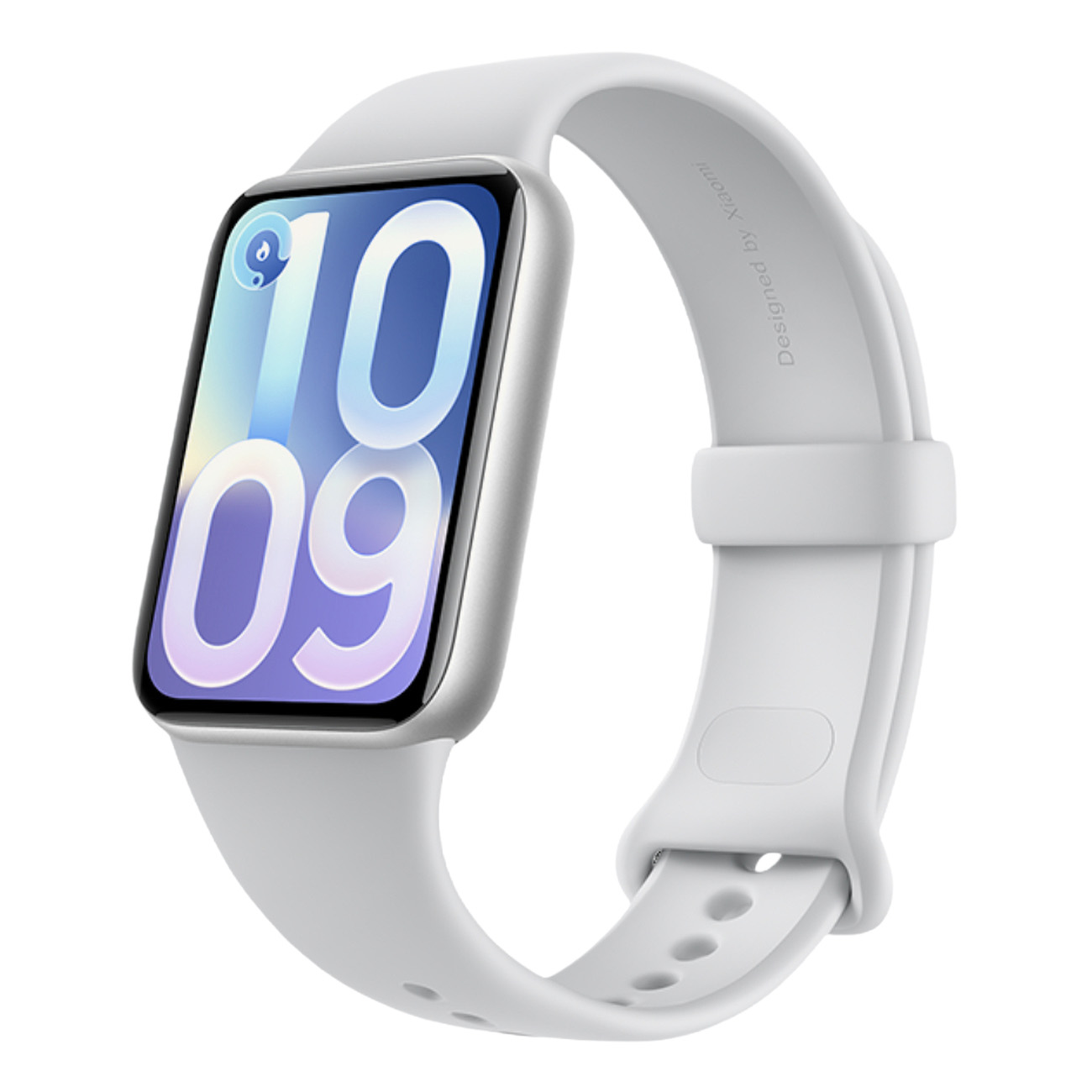 سوارة شاومي سمارت باند 10 برو / شاشة AMOLED / مع GPS مدمج / مقاومة للماء / Glacier Silver