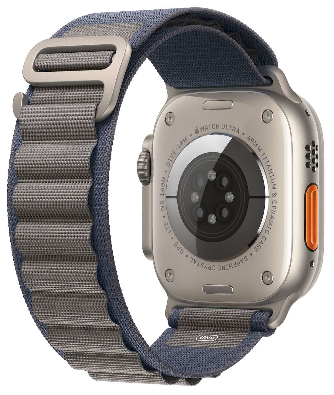 سير Alpine Loop الرياضي من 974Bands لساعة ابل الترا / حجم 49 / ازرق