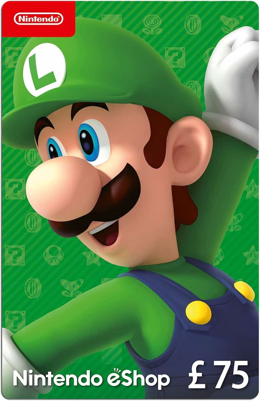 Nintendo eShop / 75 UK Pound / Digital Card