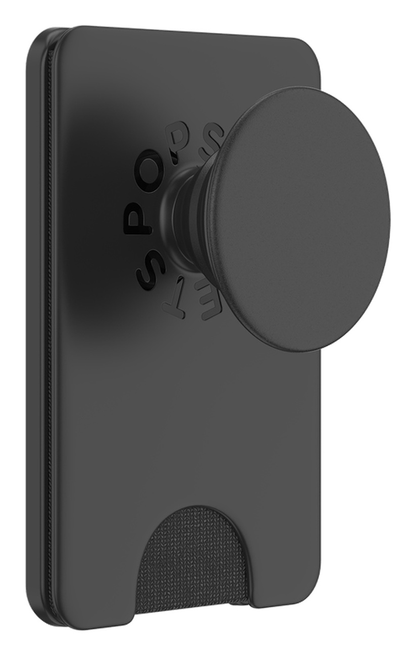 POPSOCKETS PopWallet Magnetic Phone Wallet / Built-in Grip / Supports MagSafe / Black