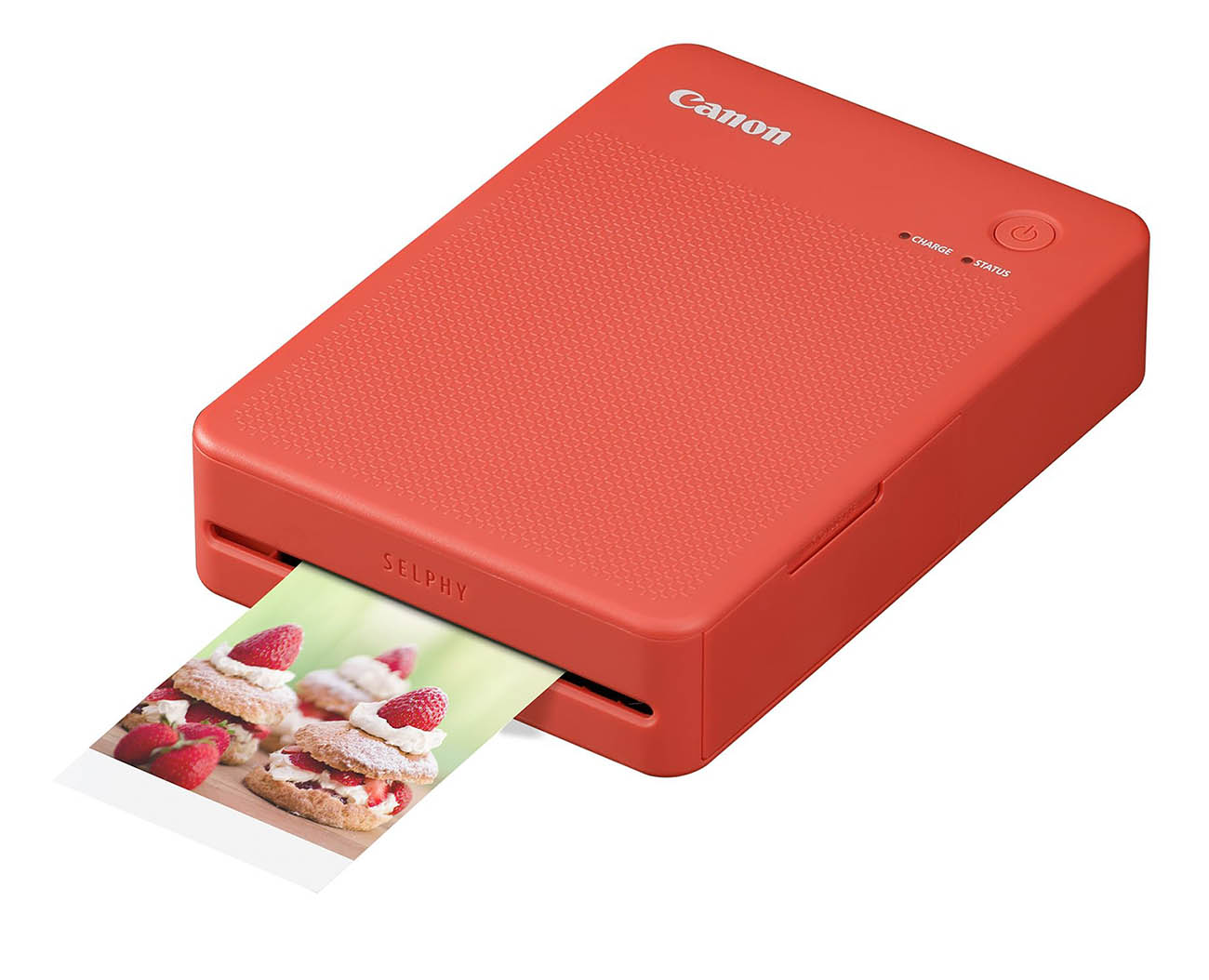 Canon Selphy Square QX20 Photo Printer / Prints from Phone / 2.7-inch Paper Size / Red
