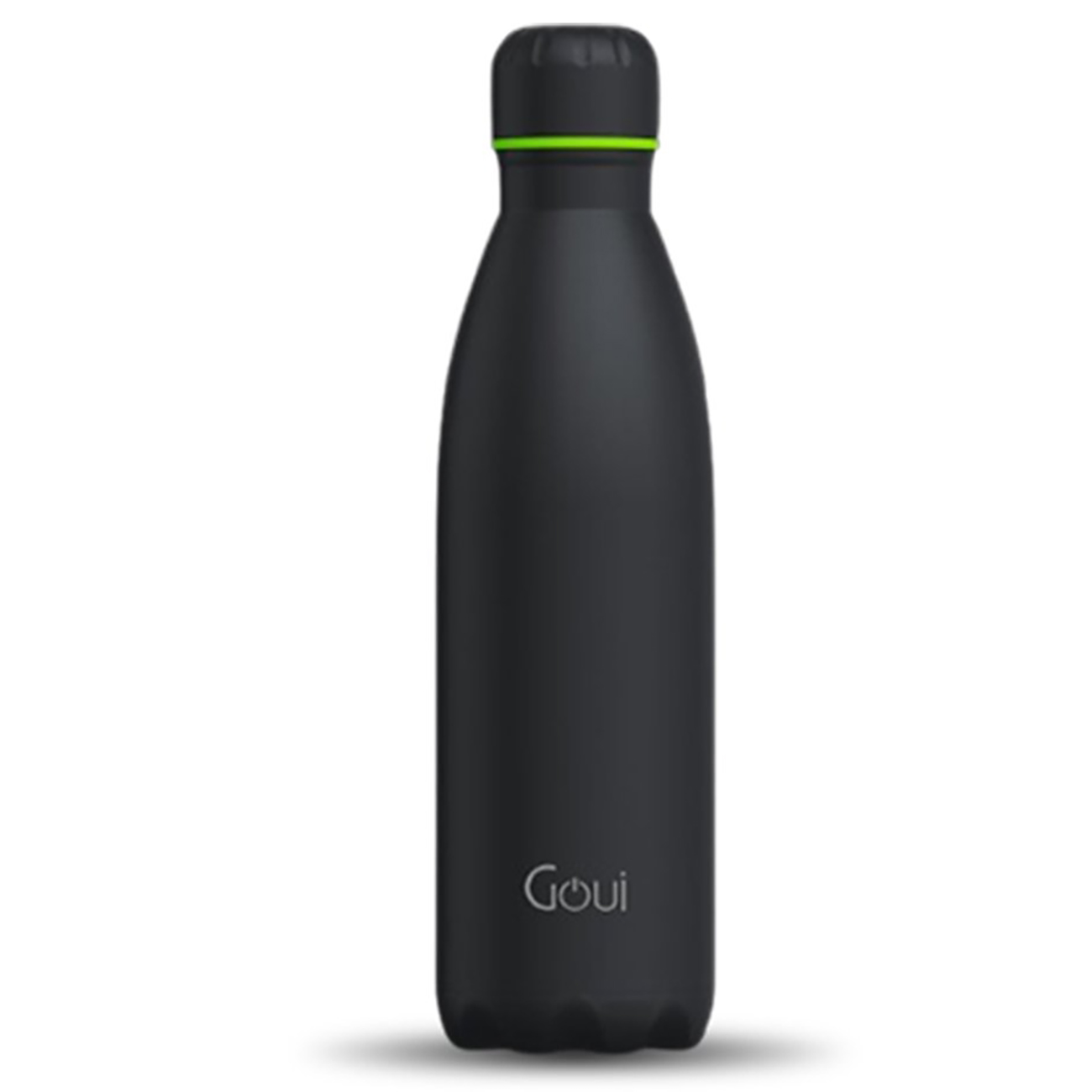 Goui LOCH Water Bottle / 420ml / Keeps Drinks Cold & Hot / Stone Black
