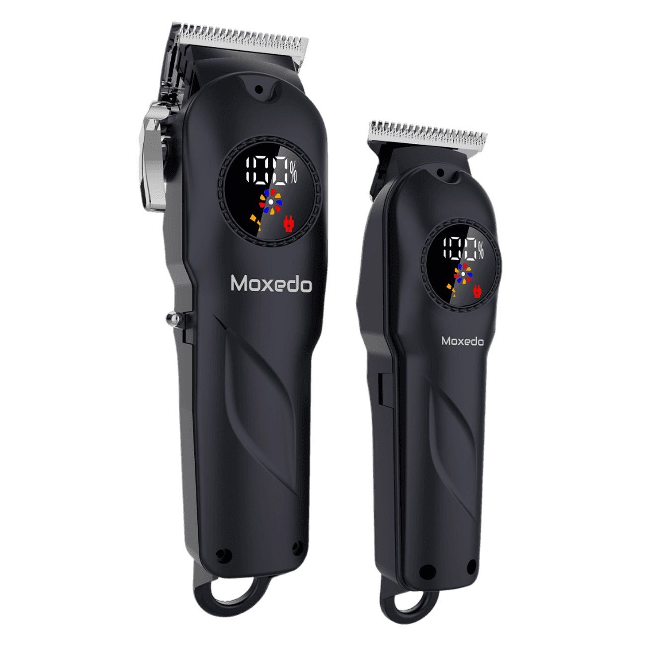 Moxedo Orvex Cordless Hair Trimmer / 2 Pieces / LCD Display / T-Blade Design / Battery Operated