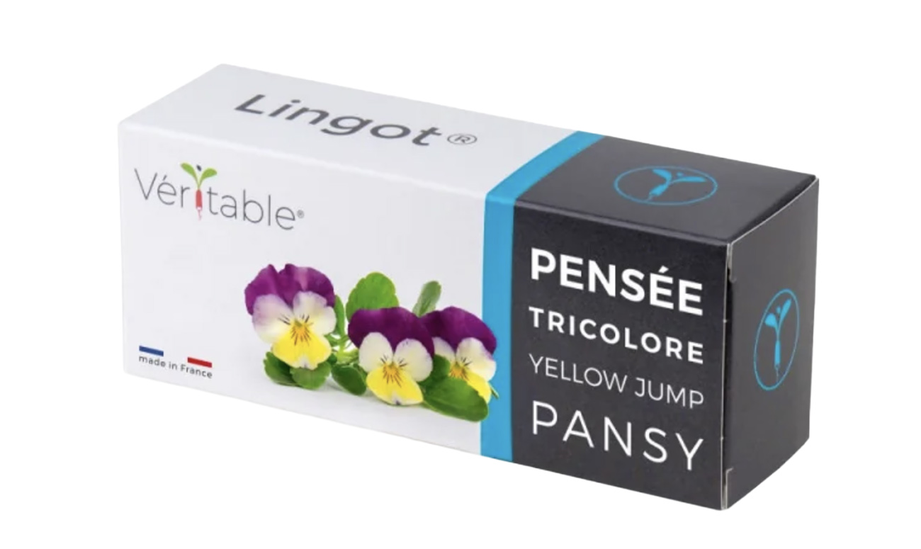 Veritable Indoor Farm Pod / Single Pod / Yellow Jump Pansy Flower