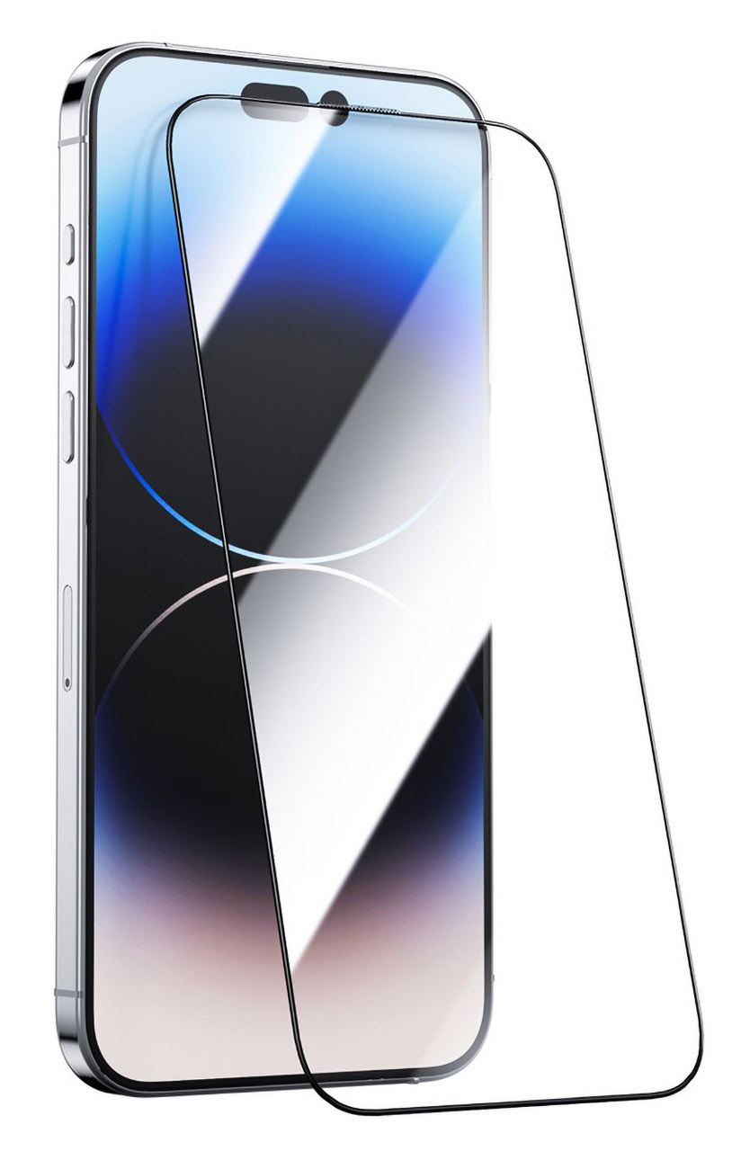 Green Steve 9H Screen Protector for iPhone 15 Pro / Scratch & Drop Resistant / Clear Glass