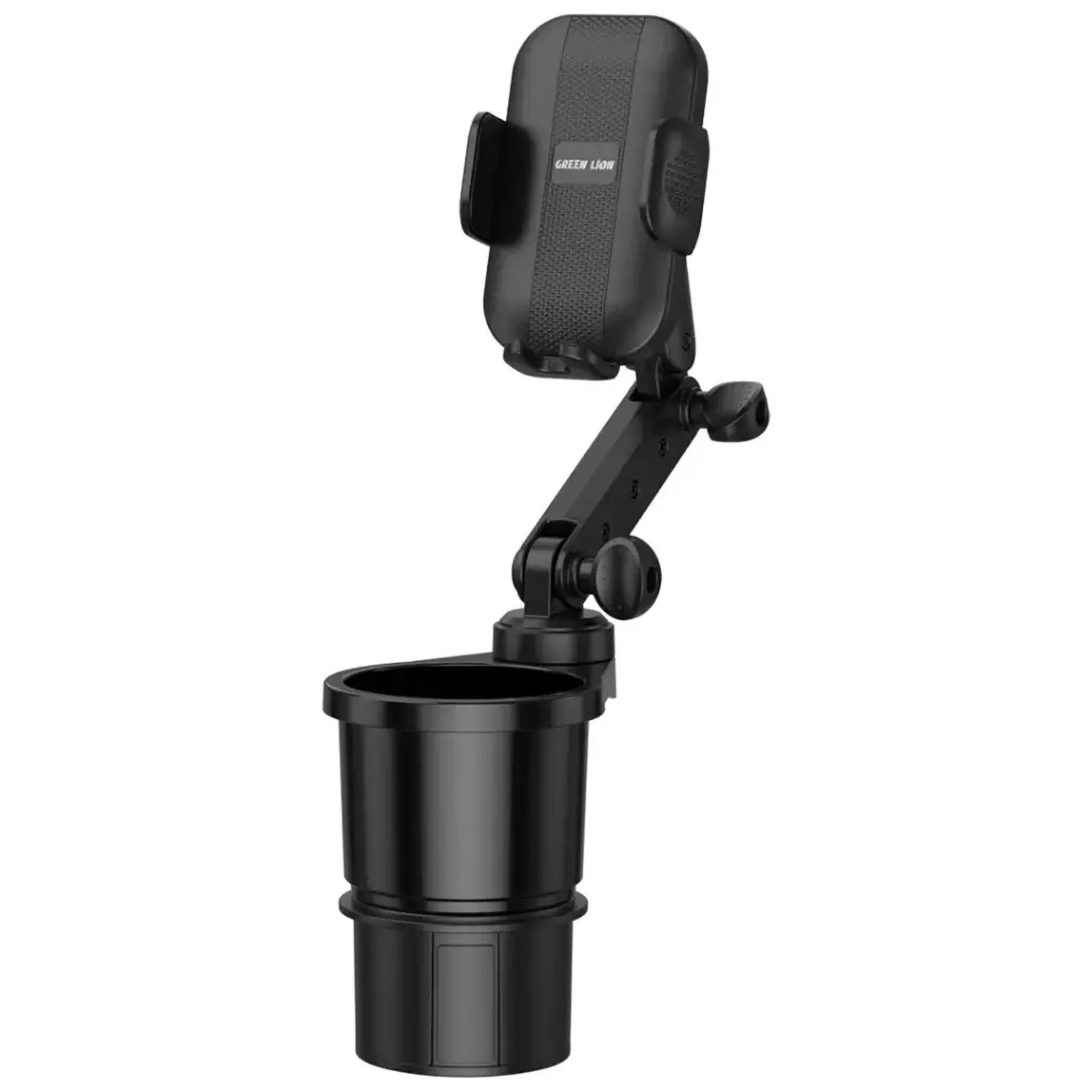 Green Cup & Phone Holder / Compatible with 4 to 7.2 inch Phones / 360° Rotation / Anti-Shake