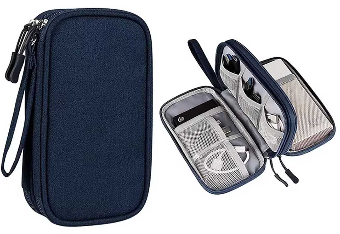 Multi-Purpose Bag / Water-Resistant / Elegant Design / Navy