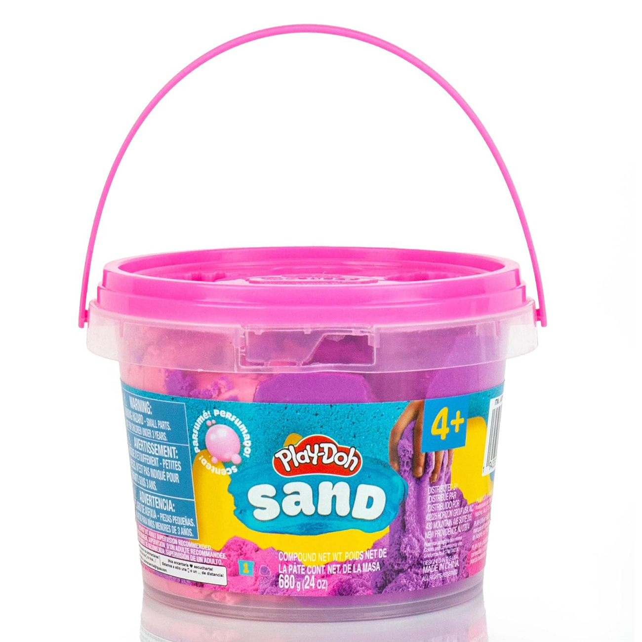 PlayDoh Sand Duo Bucket / Pink & Purple