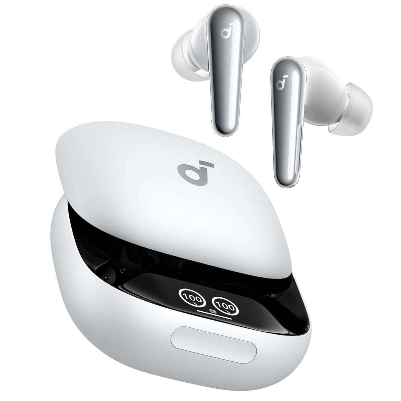 سماعة انكر ساوندكور Liberty 4 Pro اللاسلكية / مع عزل الازعاج / مقاومة للماء / ابيض