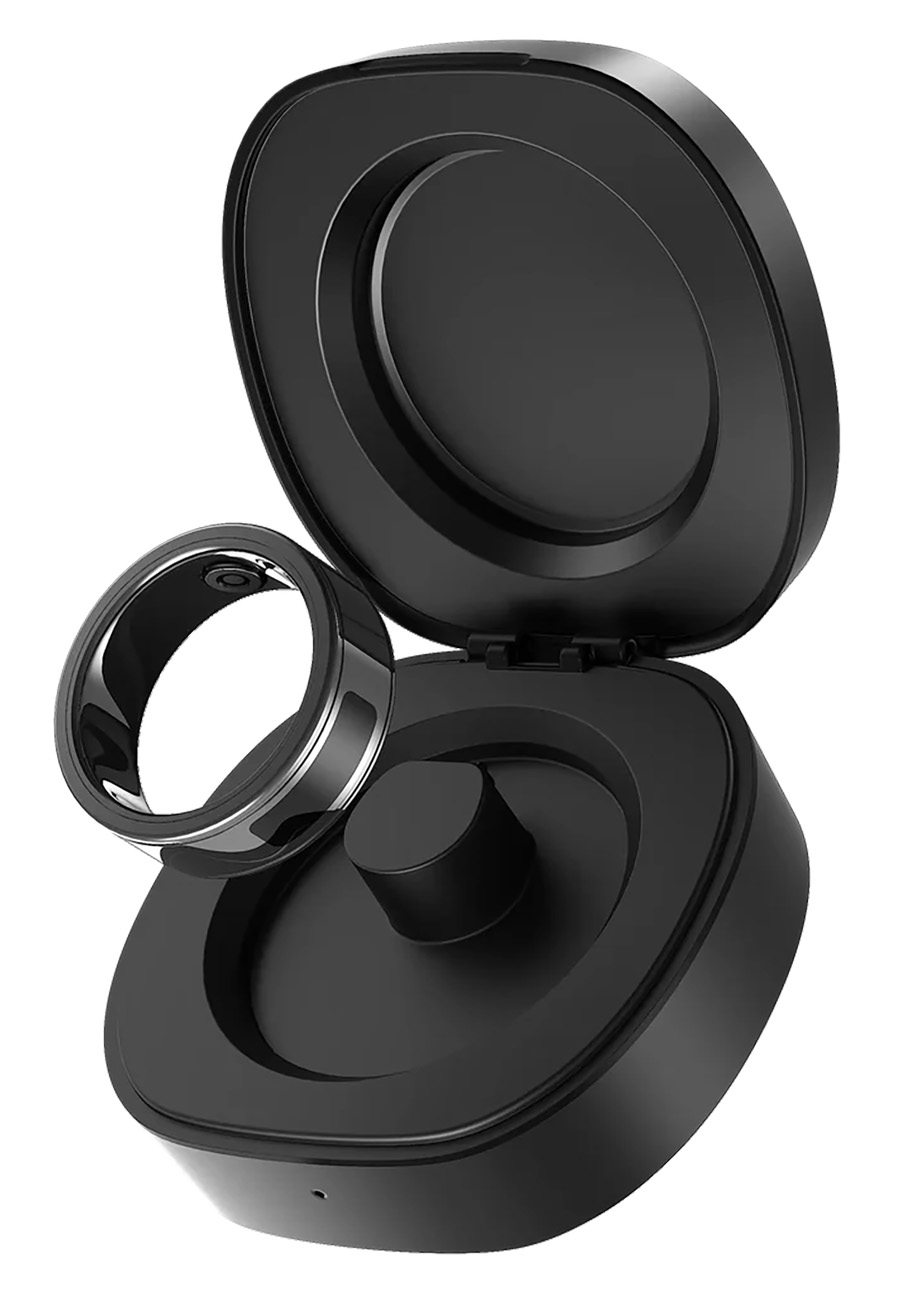 Momax Smart Health Tracking Ring / Size 9 / Battery-Powered / Phone Control / Water-Resistant