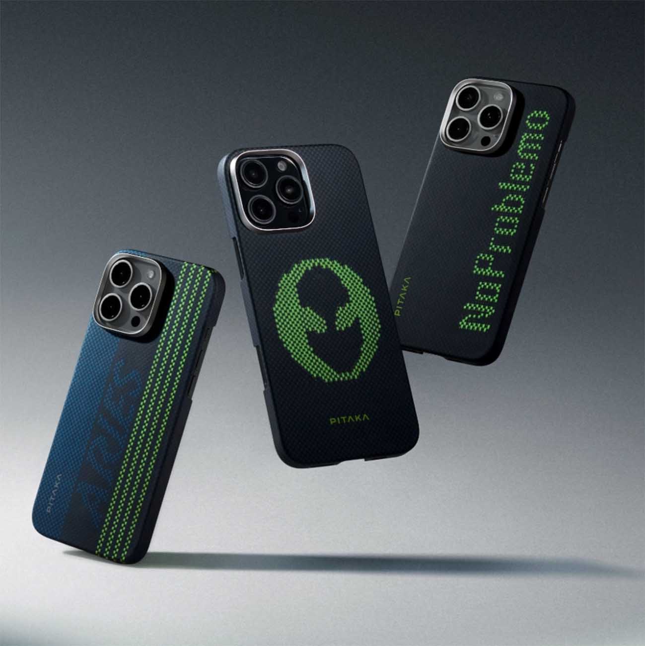PITAKA Aries Case for iPhone 16 Pro Max / Glows in the Dark