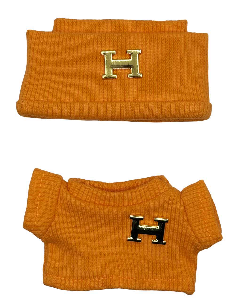 Labubu Outfit / Hermes Design / Orange