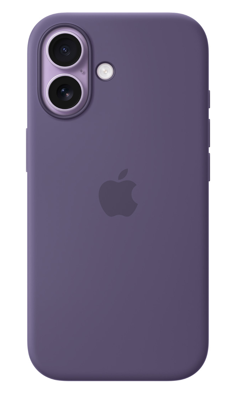Apple Official Case for iPhone 17 / Supports MagSafe / Drop-Resistant / Soft Silicone / Purple Fog