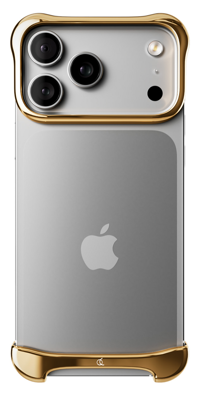 Arc Pulse Case for iPhone 17 Pro / Strong Aluminum / Drop Protection / Gold