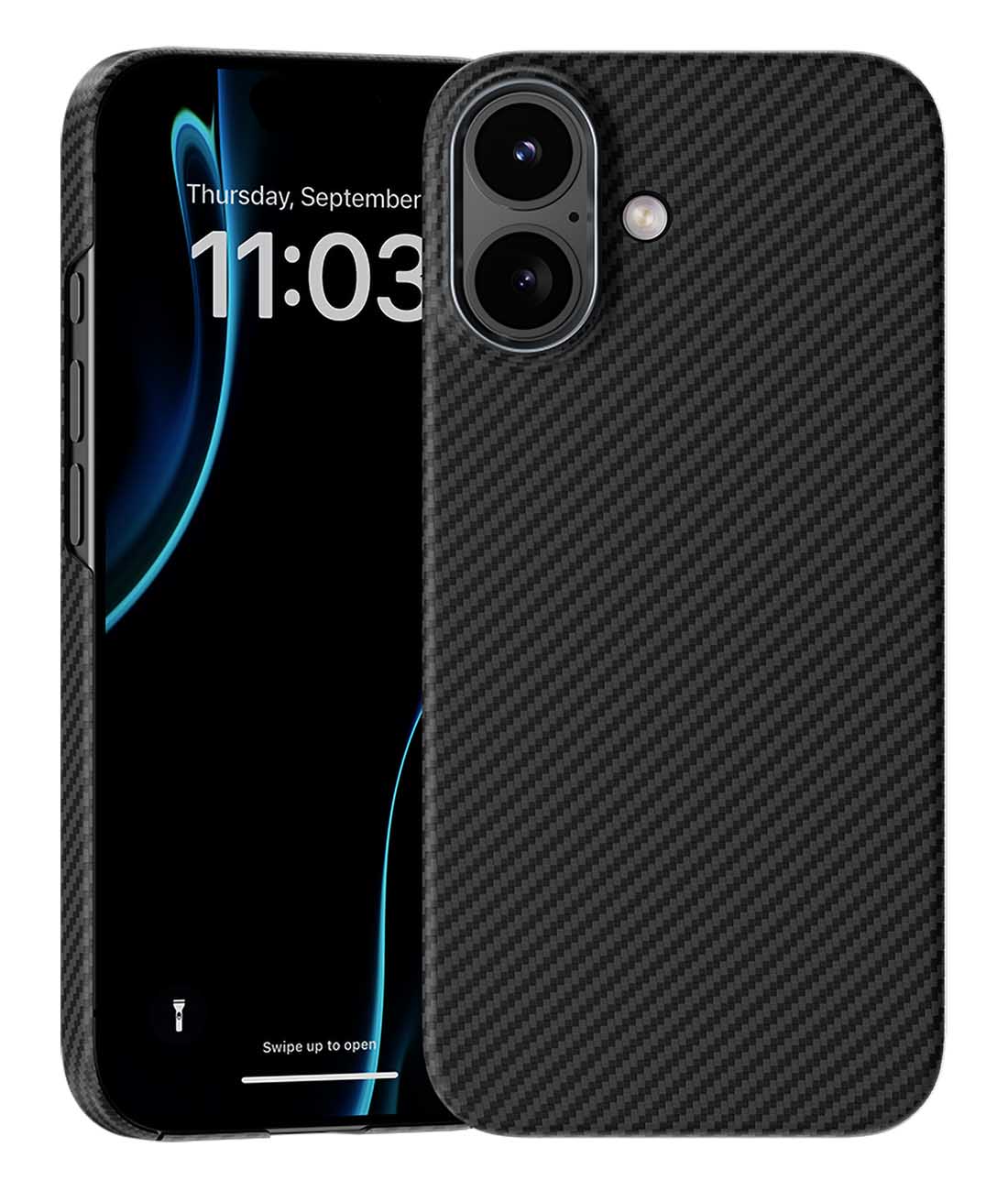 Benks ArmorAir Case for iPhone 17 / Kevlar Fiber / Slim & Lightweight / MagSafe / Black