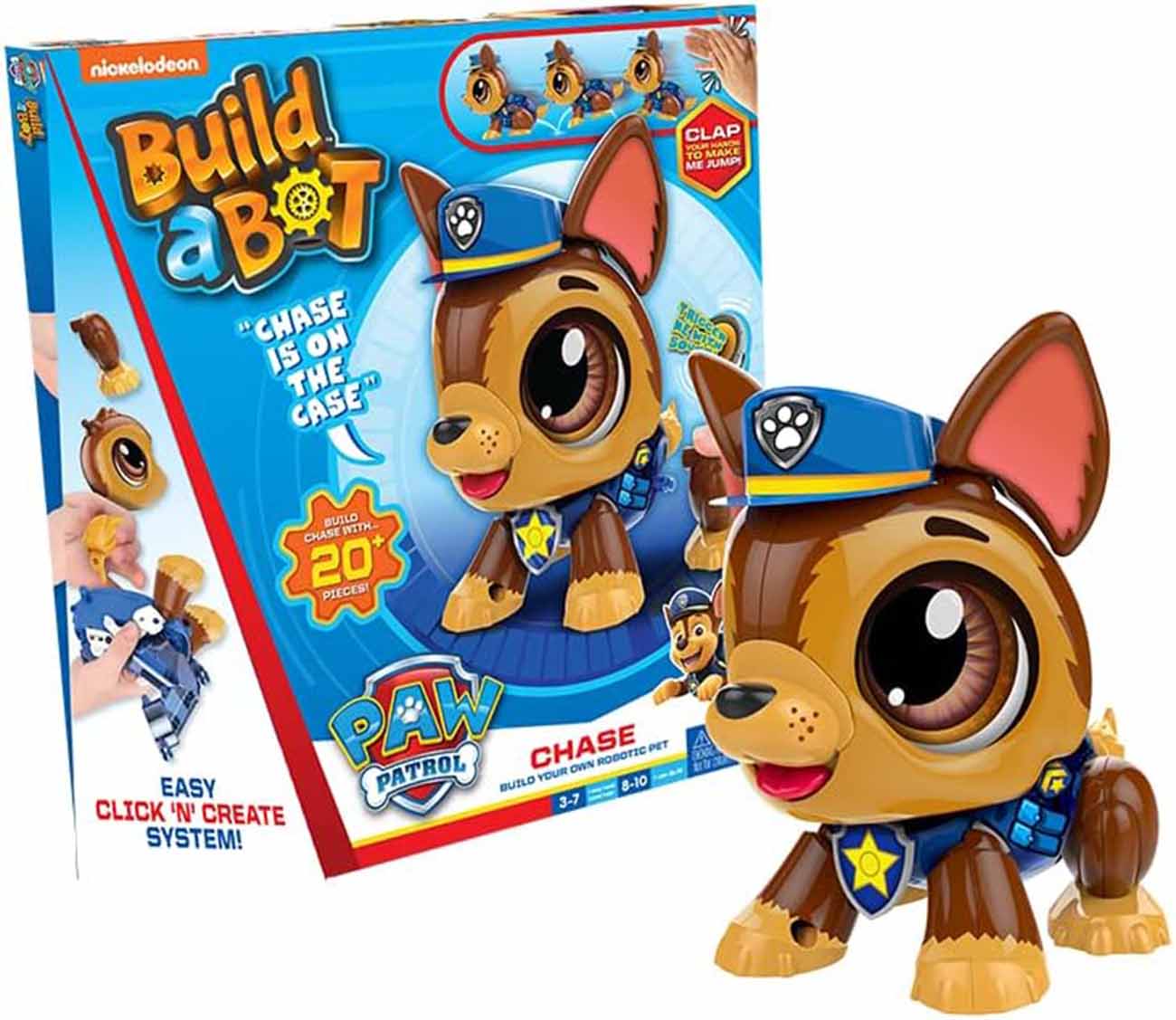 Build Bot Paw Patrol Chase Interactive Toy / Educational & Fun / Battery-Powered