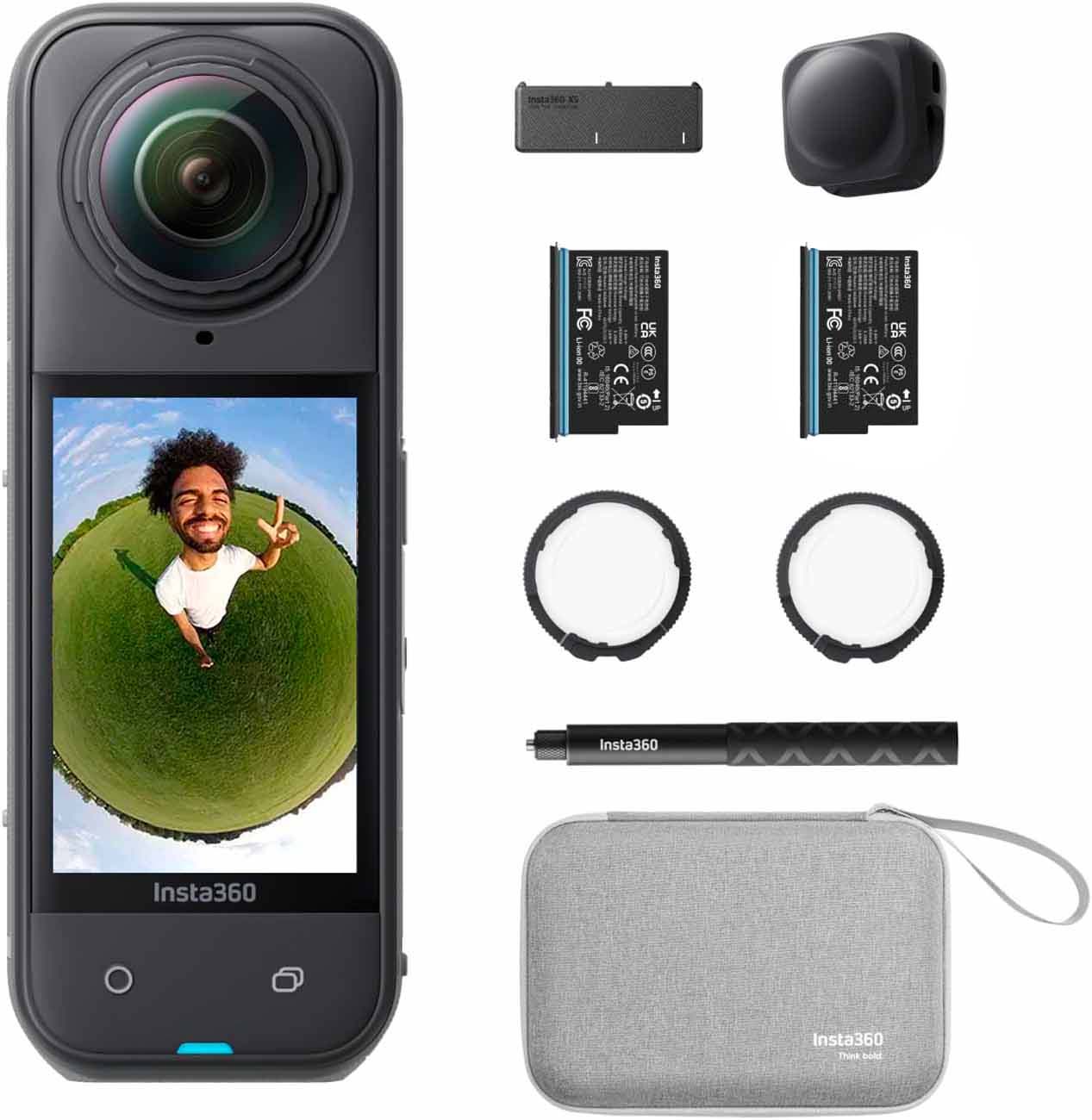 Insta360 X5 Camera Bundle / 8K Resolution / 360 Capture / Pro Shooting with Enhanced Features