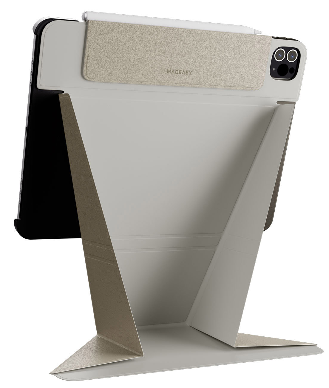 كفر و ستاند MagEasy لايباد برو 11 انش اصدار 2024 / مرن يتغير لعدة اشكال / Starlight White