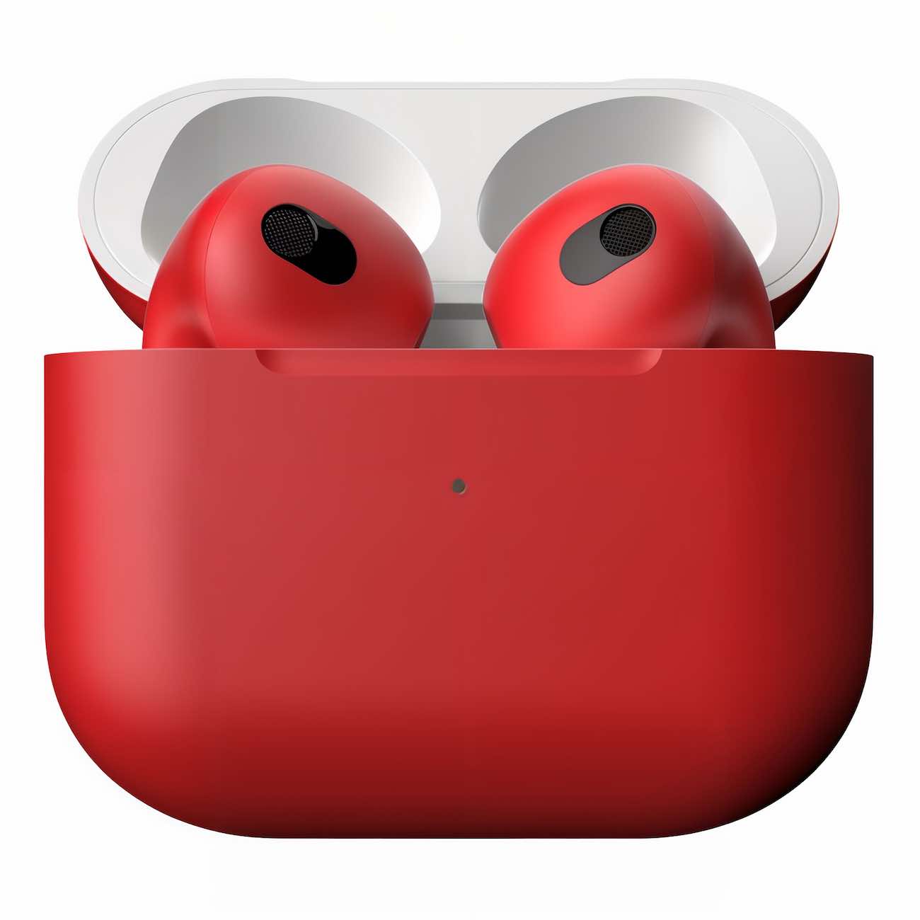 Apple AirPods 4 / With Noise Cancellation & Wireless Charging / Special Edition / Matte Red