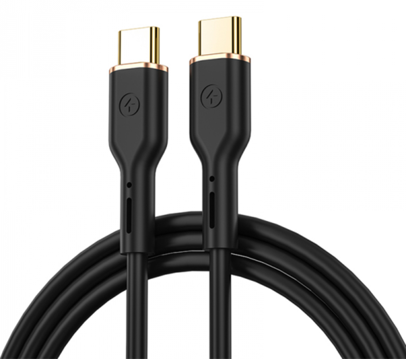 واير WiWU Vigor نوع تايب سي الى تايب سي / قوة 100 واط / طول 1.2 متر / اسود