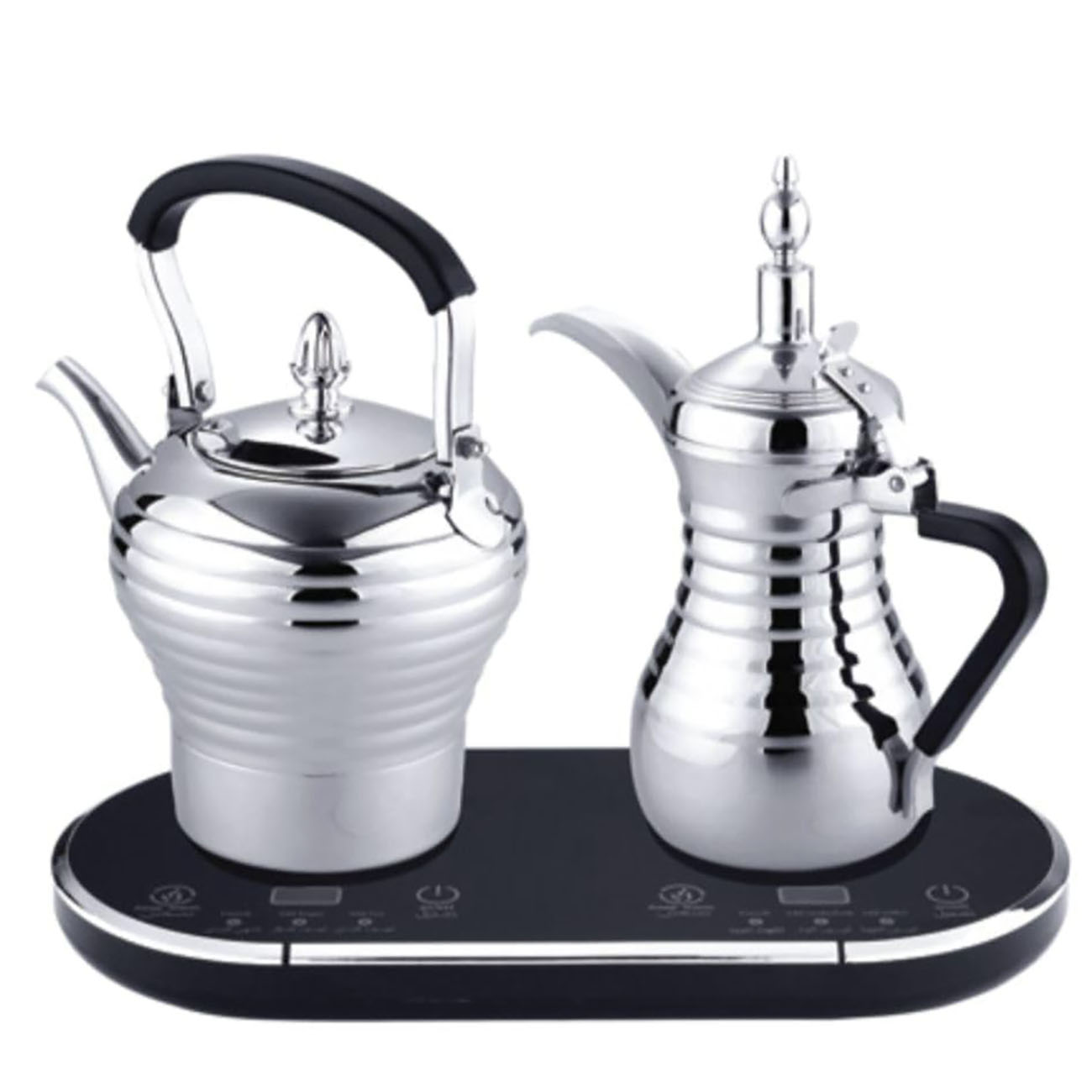 LePresso Electric Arabic Coffee & Tea Maker / Dual Design / 1600W / Silver