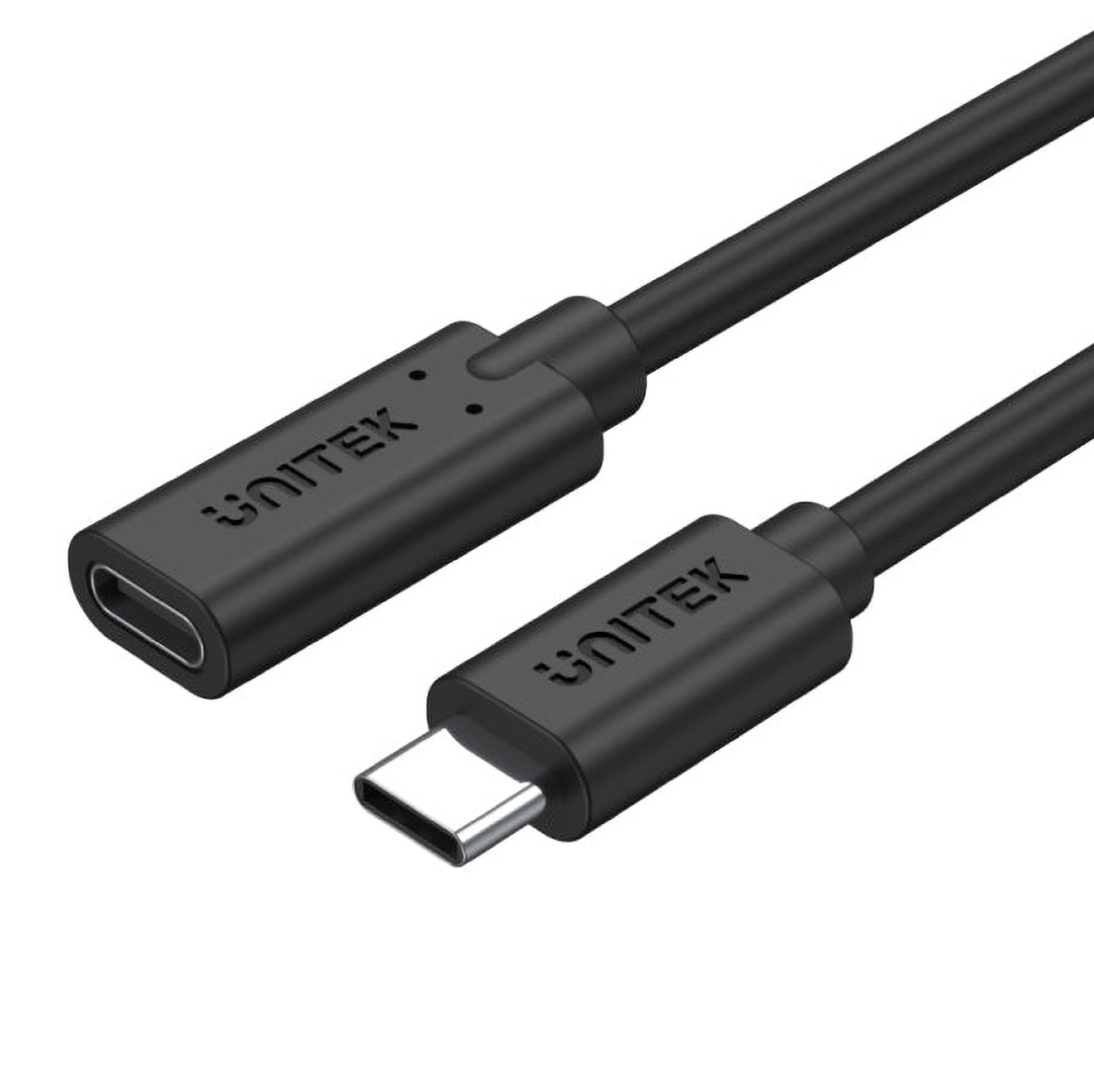 وصلة تمديد مدخل تايب سي من يونيتك / شحن سريع قوة 100 واط / دقة 4K / طول 1.5 متر 