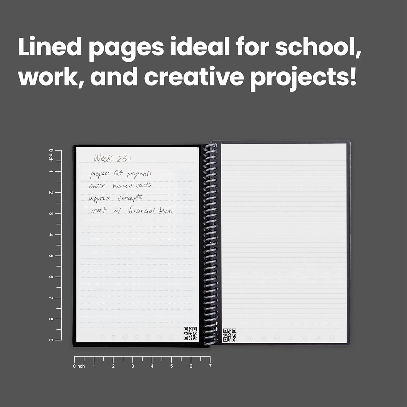 Rocketbook Core Smart Notebook / Reusable / Includes Pen / Size 8.8 x 6 ...