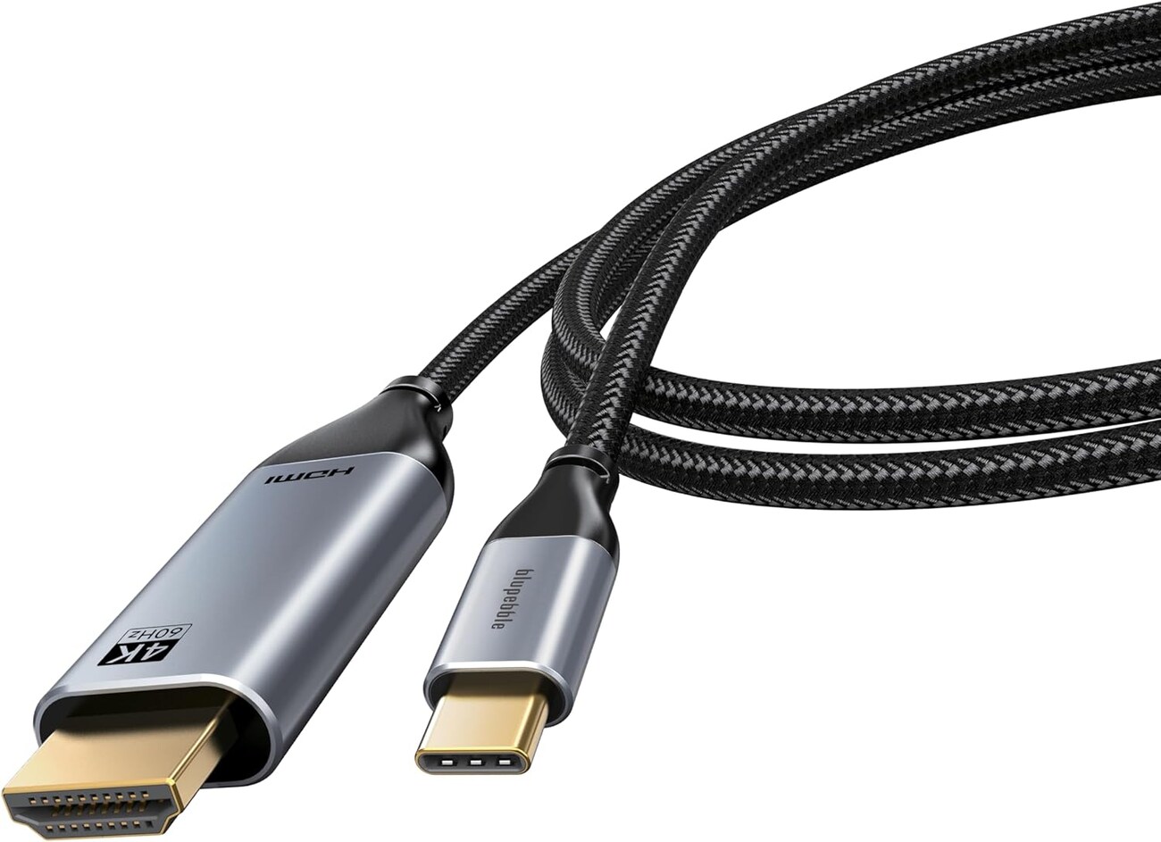 Blupebble Type-C to HDMI Cable / Supports 4K Resolution & 60Hz / 5 Meters