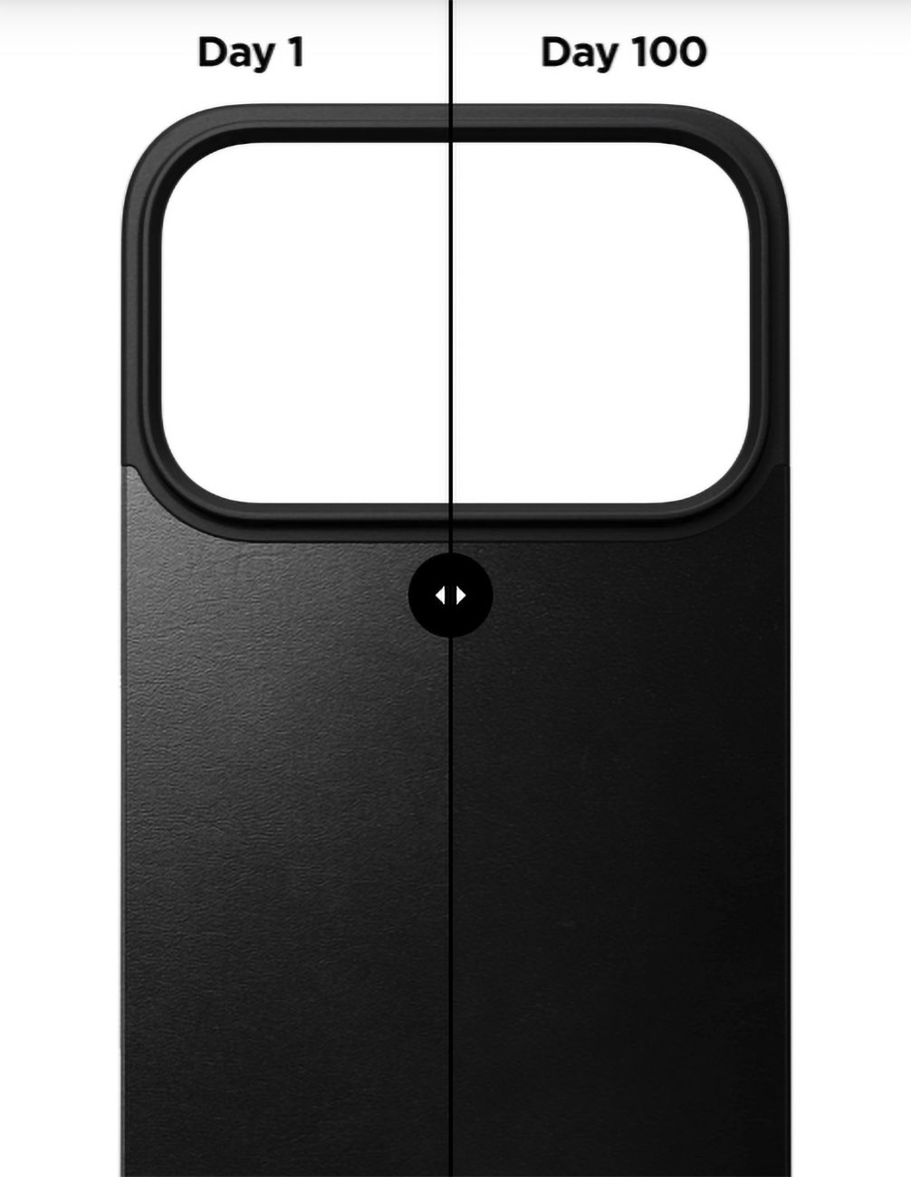 Nomad Magnetic Leather Back for iPhone 17 Pro Max / Support