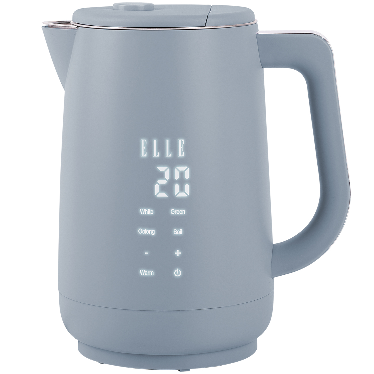 Elle Panache Electric Kettle / 1.7L Capacity / Temperature Control / Digital Display / Blue