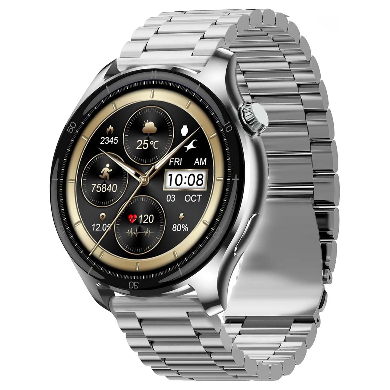 Titan Fastrack Elite Smart Watch / 1.43 inch AMOLED Display / Battery Powered / Health Features