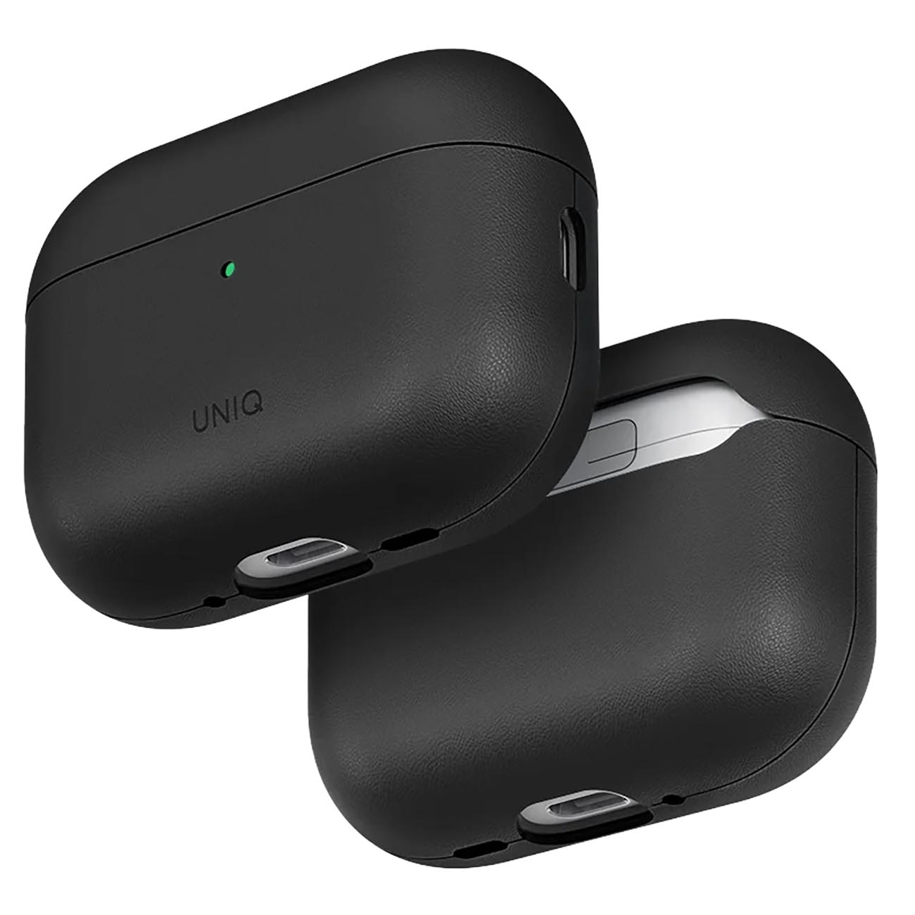 UNIQ Lyden Vex Case for Apple AirPods Pro 3 / Leather / Drop-Resistant / Black