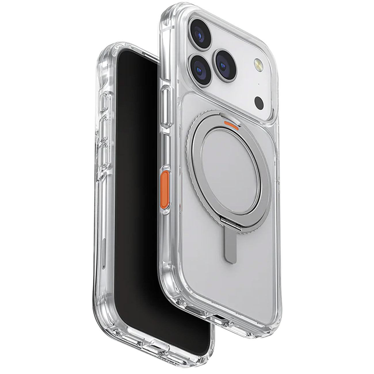 UNIQ Swivix Case for iPhone 17 Pro / Built-In Grip / Supports MagSafe / Clear