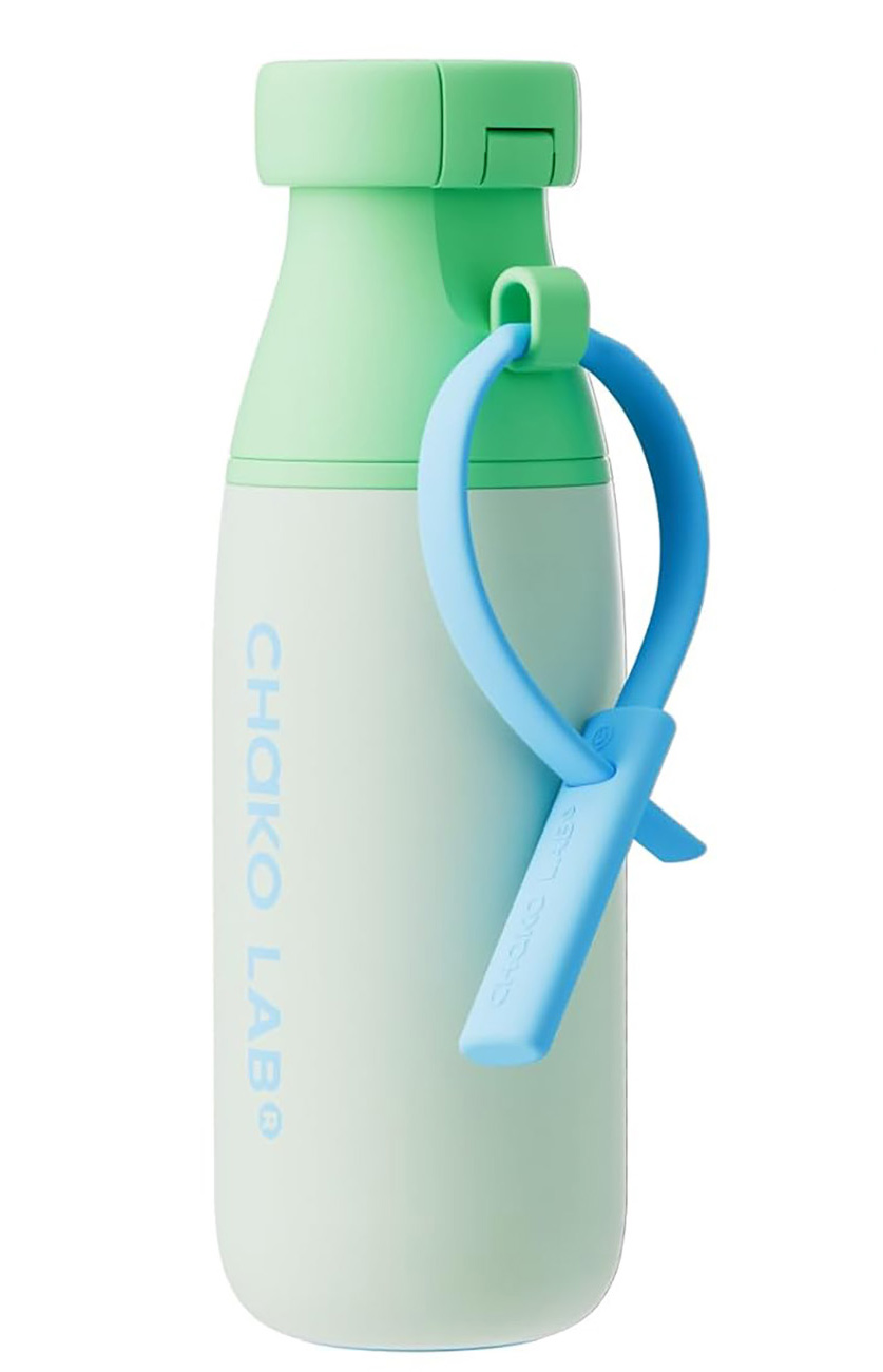 Chako Lab Milk Pod Bottle / 520ml / Keeps Drinks Hot & Cold up to 8 hours / Mint