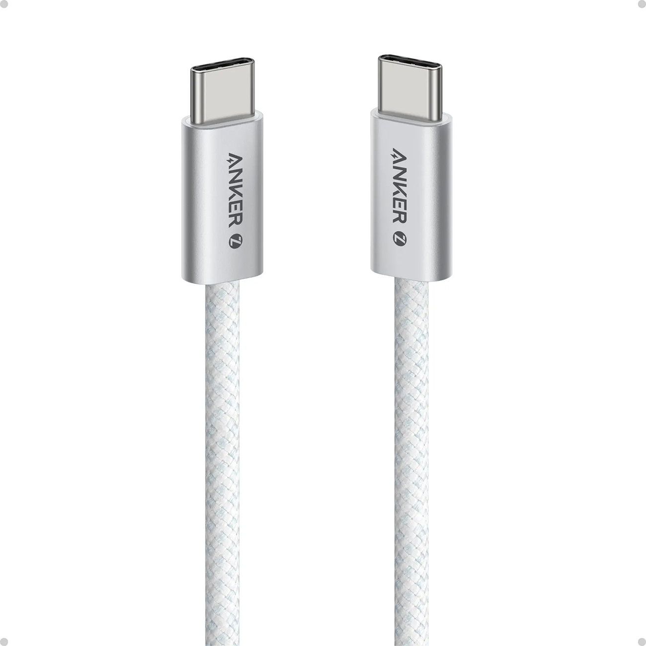 Anker Zolo Type-C To Type-C Cable / Durable Design / 1M Length / 240W Power / White